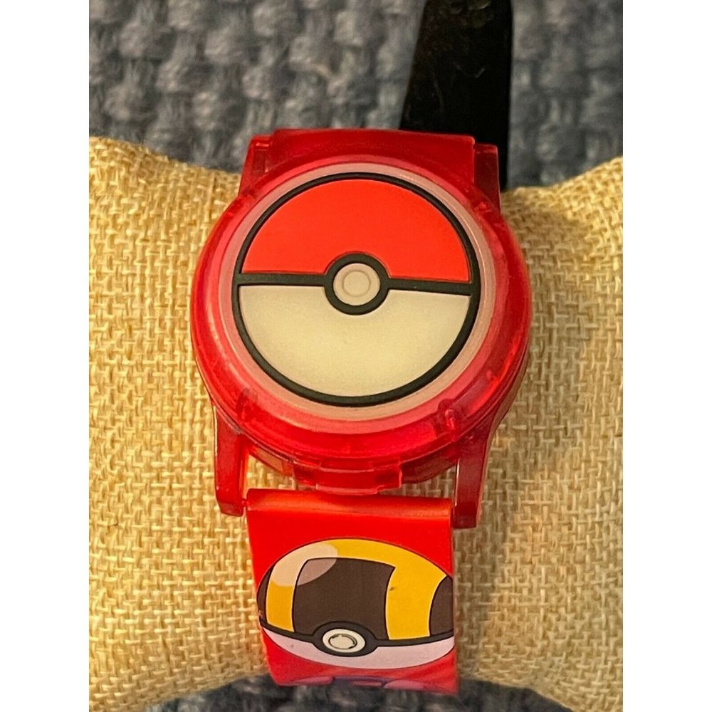 Accutime Licensed Pokémon Pokeball Watch LED Displ